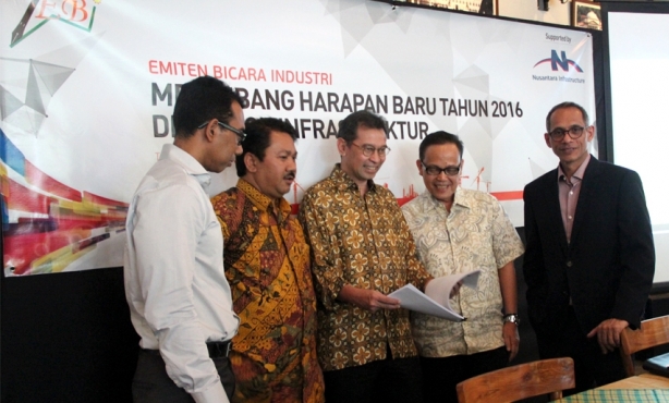 Nusantara Infrastructure Dukung Diskusi Emiten Bicara Industri