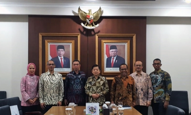 Audiensi Dengan Menteri Bappenas