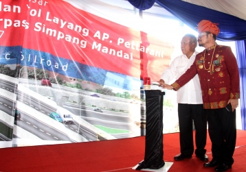 Groundbreaking AP. Pettarani Flyover Toll Road