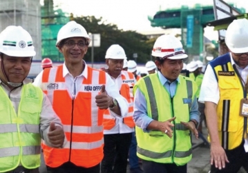 Pettarani Project Site Visit by Head of BPJT