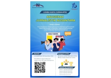 “Anugerah Jurnalistik Nusantara” Journalistic Competition