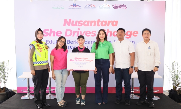 Siaran Pers - Nusantara Infrastructure Group Gelar Program She Drives Change - Edukasi Eco & Safety Driving untuk Perempuan Indonesia di Tol BSD