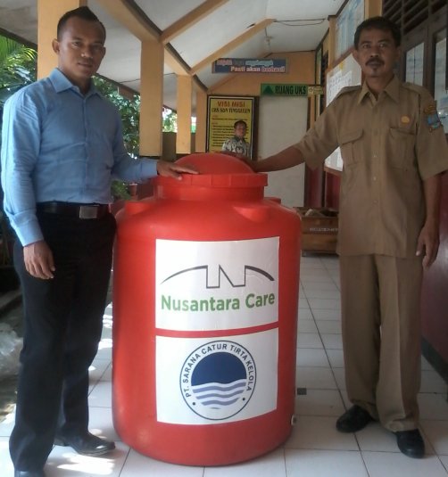 [Picture] Water Tank Donation to State Elementary Schools in Serang