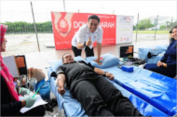 [Picture] Social Action Blood Donor BMN and JTSE